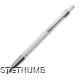 Picture of METAL BALL PEN in White