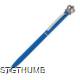 Picture of METAL BALL PEN KING in Blue