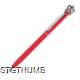 Picture of METAL BALL PEN KING in Red