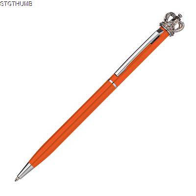 Picture of METAL BALL PEN KING in Orange