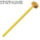 Picture of PENCIL SET with Different Heads in Yellow