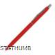 Picture of RUBBER COATED BALL PEN in Red