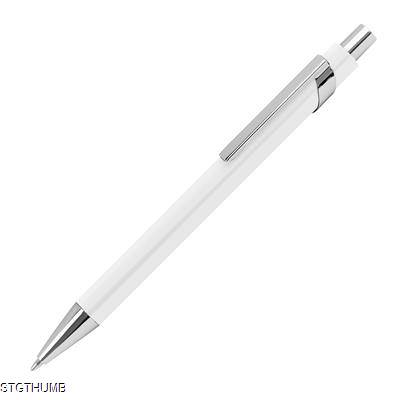 Picture of METAL BALL PEN in White