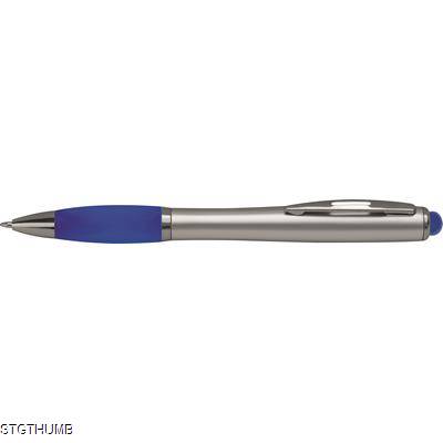 Picture of BALL PEN with Colored LED Light in Blue