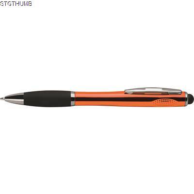 Picture of BALL PEN with White LED in Orange