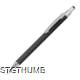 Picture of METALL BALL PEN with Rubber Coating & Touch Function