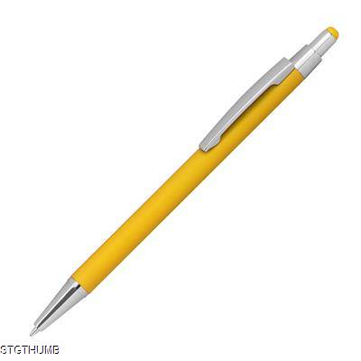 Picture of METALL BALL PEN with Rubber Coating & Touch Function