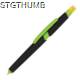 Picture of PLASTIC BALL PEN with Highlighter & Touch Function
