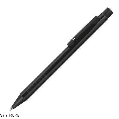 Picture of RETRACTABLE BALL PEN MADE OF METAL in Black.