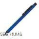 Picture of RETRACTABLE BALL PEN MADE OF METAL in Blue