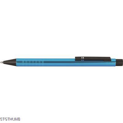 Picture of RETRACTABLE BALL PEN MADE OF METAL in Turquoise