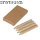 Picture of 4 COLOURING PENCIL SET SET in Brown