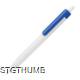Picture of BALL PEN with Colored Clip in Blue