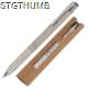 Picture of NATURE BALL PEN with Silver Applications in Beige