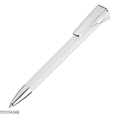 Picture of BALL PEN with Large Chromed Clip in White