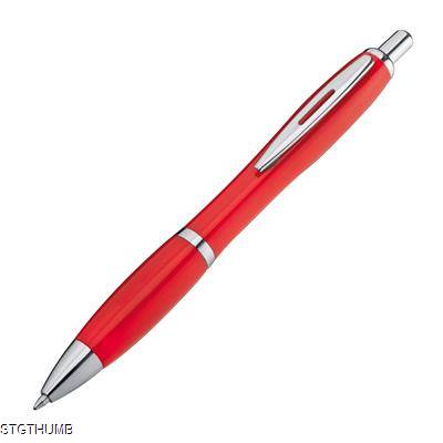 Picture of PLASTIC BALL PEN in Red.