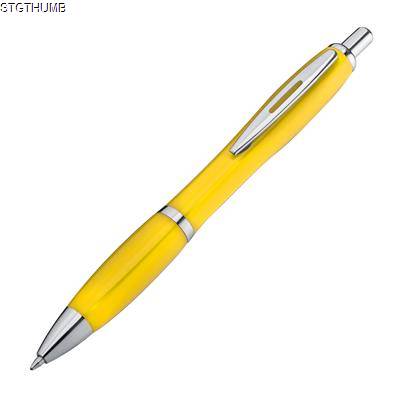 Picture of PLASTIC BALL PEN in Yellow.