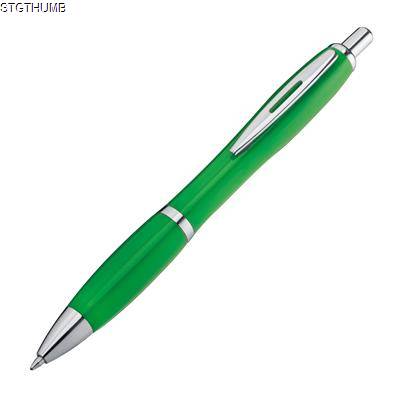 Picture of PLASTIC BALL PEN in Green.