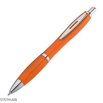 Picture of PLASTIC BALL PEN in Orange.