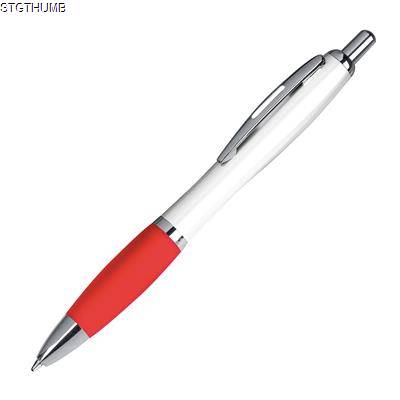 Picture of PLASTIC BALL PEN in Red.