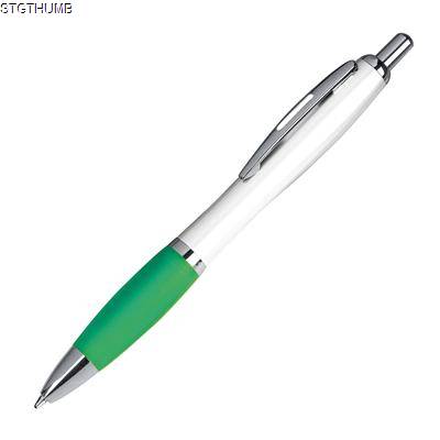 Picture of PLASTIC BALL PEN in Green.