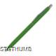 Picture of RUBBER COATED BALL PEN in Green