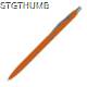 Picture of RUBBER COATED BALL PEN in Orange