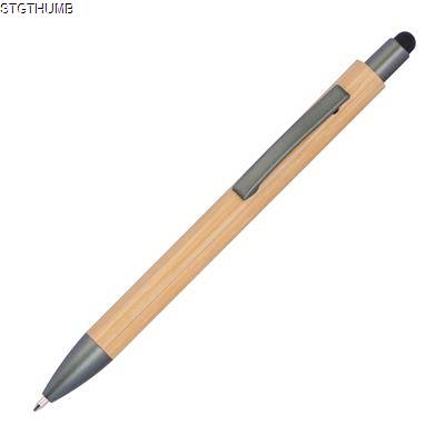 Picture of BALL PEN with Bamboo Coating in Black.