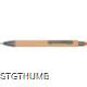 Picture of BALL PEN with Bamboo Coating in Orange
