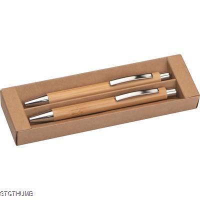 Picture of BAMBOO WRTING SET in Beige.