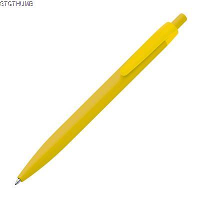 Picture of SOLID PLASTIC BALL PEN in Yellow.