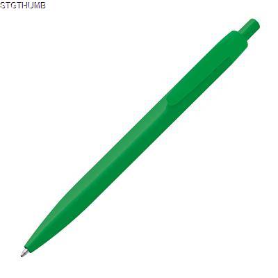 Picture of SOLID PLASTIC BALL PEN in Green.