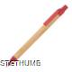 Picture of WHEATSTRAW AND BAMBOO BALL PEN in Red