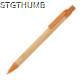 Picture of WHEATSTRAW AND BAMBOO BALL PEN in Orange
