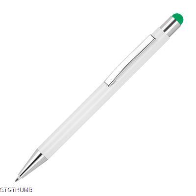 Picture of ALUMINIUM BALL PEN in Green.