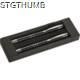 Picture of METAL PEN & PENCIL SET in Black