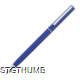 Picture of SLIME LINE PLASTIC BALL PEN in Blue