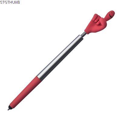 Picture of SMILE HANDBALL PEN in Red