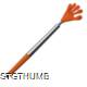 Picture of SMILE HANDBALL PEN in Orange