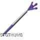 Picture of SMILE HANDBALL PEN in Violet