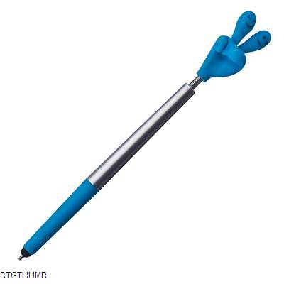 Picture of SMILE HANDBALL PEN in Turquoise