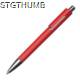 Picture of COLOURFUL PLASTIC BALL PEN in Red