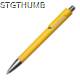 Picture of COLOURFUL PLASTIC BALL PEN in Yellow