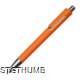 Picture of COLOURFUL PLASTIC BALL PEN in Orange