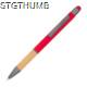 Picture of BALL PEN with Bamboo Grip Zone in Red