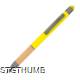 Picture of BALL PEN with Bamboo Grip Zone in Yellow