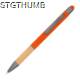 Picture of BALL PEN with Bamboo Grip Zone in Orange
