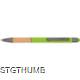 Picture of BALL PEN with Bamboo Grip Zone in Apple Green
