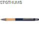 Picture of BALL PEN with Bamboo Grip Zone in Darkblue