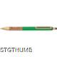 Picture of BALL PEN with Cork Grip Zone in Green